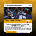 Agenslot168 bola merupakan portal berita yang sangat populer & terlengkap Di Dunia.